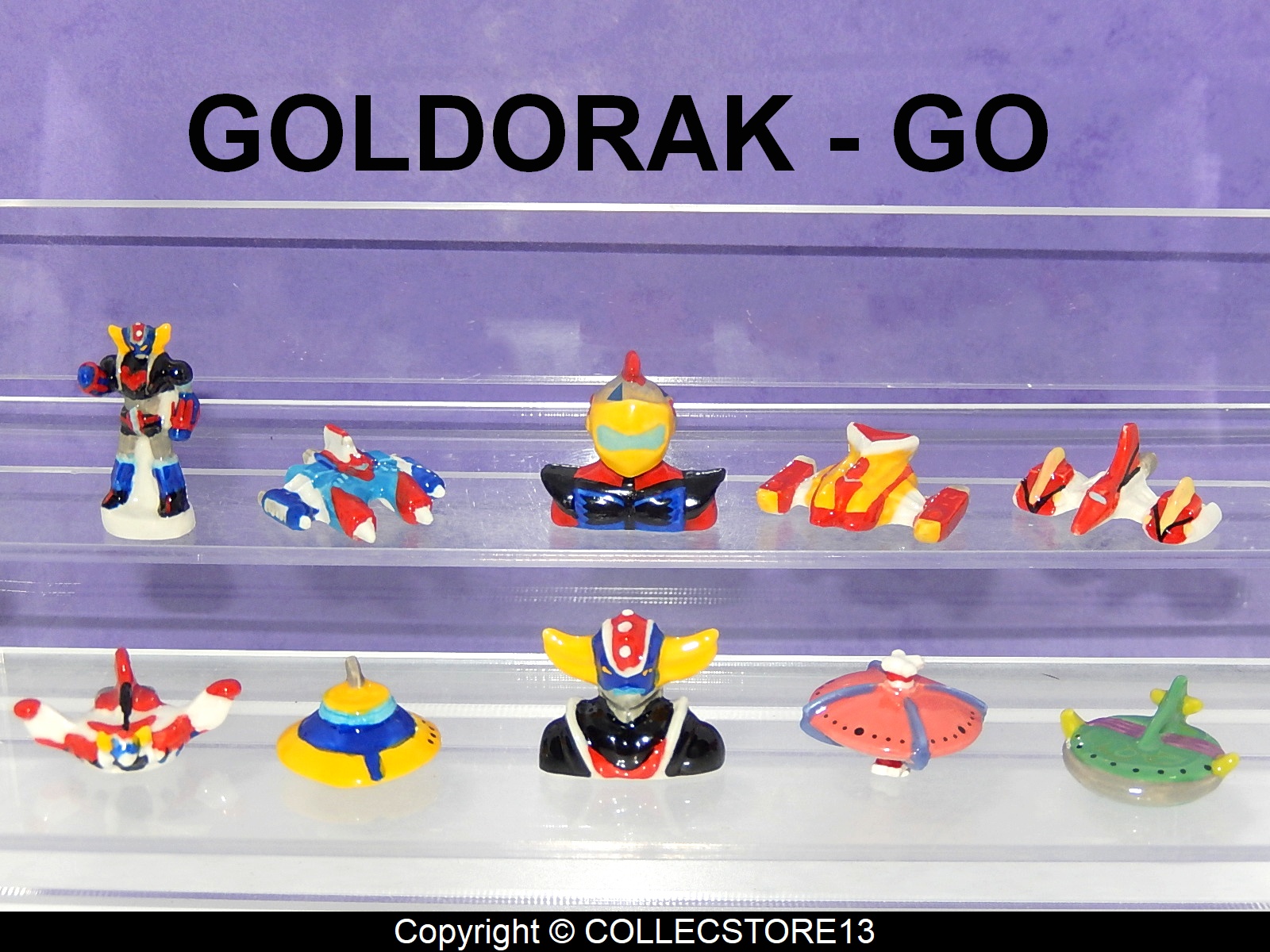 FEVE GOLDORAK Avec Planche Collector De 2 Timbres - Serie Complete