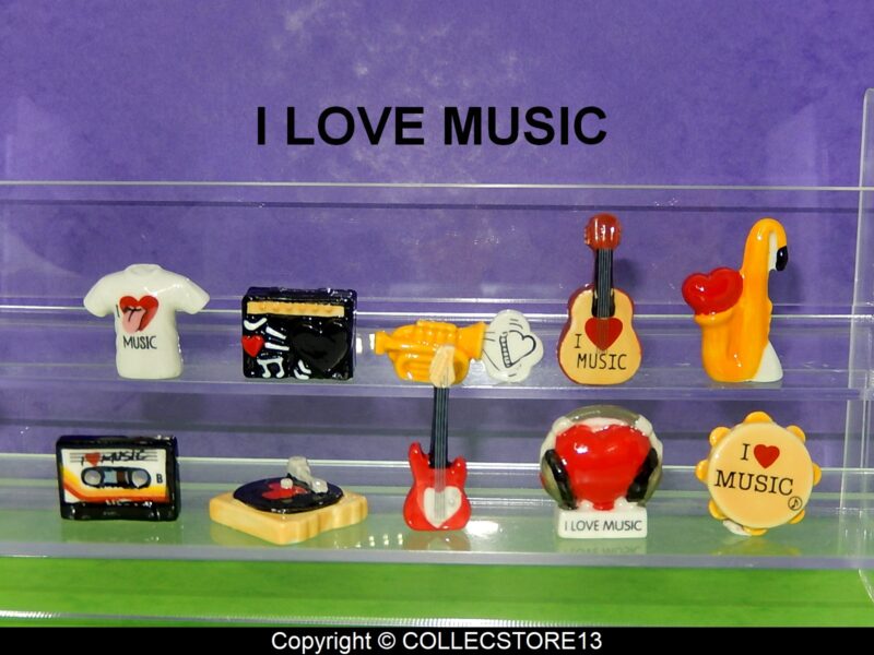 serie-complete-de-feves-i-love-music-2023-guitares-trompettes-saxo
