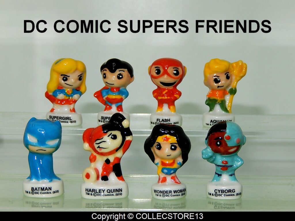 SERIE COMPLETE DE FEVES DC SUPER FRIENDS 2023 -BATMAN -SUPERMAN - Fèves ...