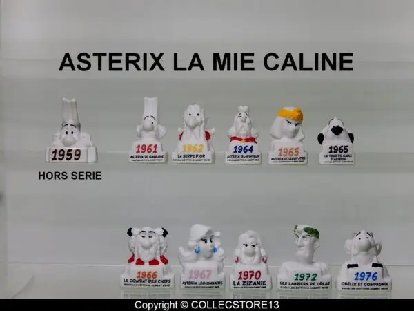 SERIE COMPLETE DE FEVES ASTERIX LA MIE CALINE + HORS SERIE