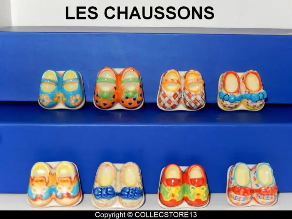 SERIE COMPLETE DE FEVES LES CHAUSSONS -CHAUSSURES