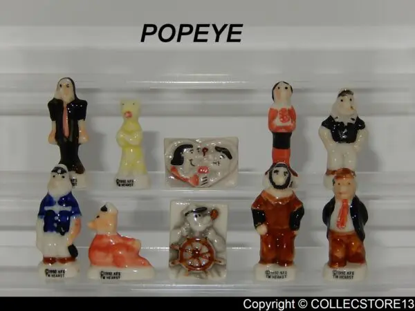 SERIE COMPLETE DE FEVES POPEYE - OCCASION