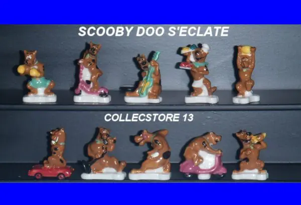 SERIE COMPLETE DE FEVES SCOOBY DOO -OCCASION