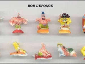 DVO1 SERIE COMPLETE DE FEVES BOB L'EPONGE