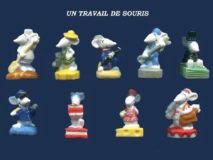 SERIE COMPLETE DE FEVES UN TRAVAIL DE SOURIS