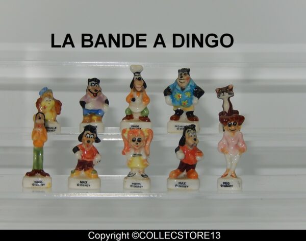 SERIE COMPLETE DE FEVES LA BANDE A DINGO DISNEY