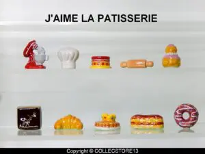 SERIE COMPLETE DE FEVES J'AIME LA PATISSERIE-GATEAUX-BOULANGERIE