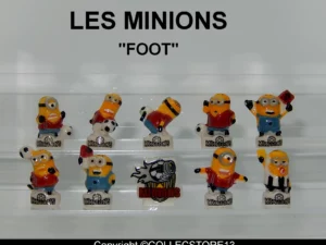 SERIE COMPLETE DE FEVES LES MINIONS FOOT