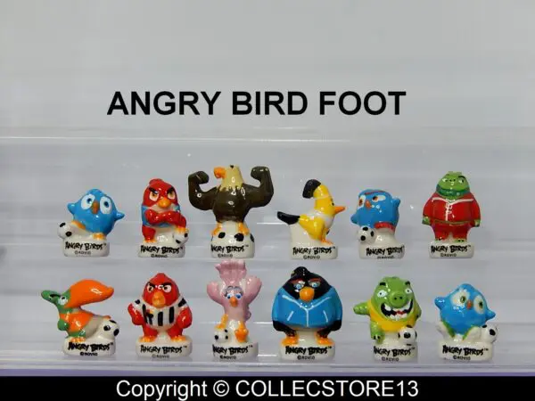 SERIE COMPLETE DE FEVES ANGRY BIRD FOOTBALL