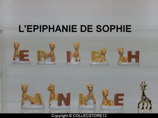 SERIE COMPLETE DE FEVES L'EPIPHANIE DE SOPHIE LA GIRAFE 2024
