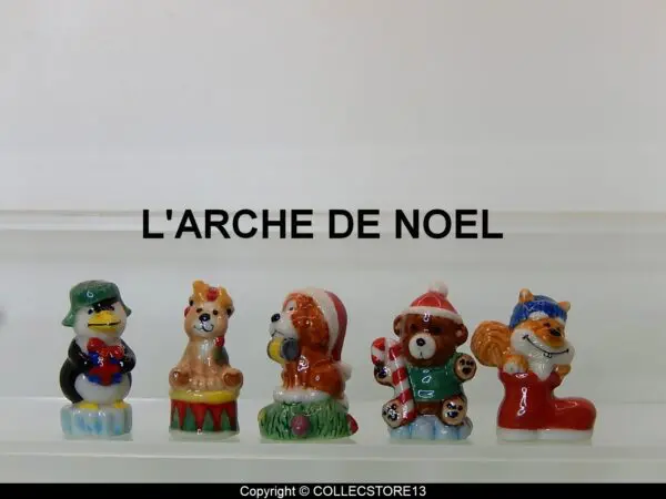 SERIE COMPLETE DE FEVES L'ARCHE DE NOEL