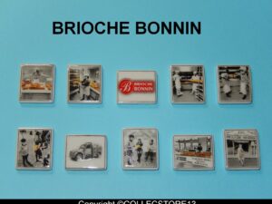 SERIE COMPLETE DE FEVES PERSO LA BRIOCHE BONNIN - BOULANGERIE -2CV