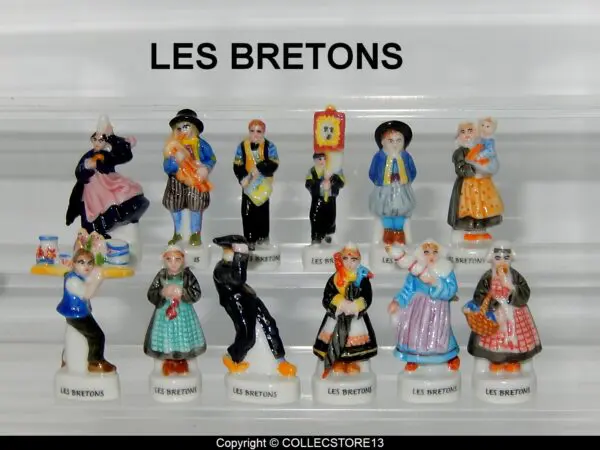 SERIE COMPLETE DE FEVES LES BRETONS- LA BRETAGNE