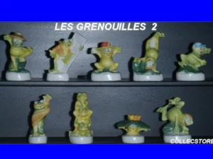SERIE COMPLETE DE FEVES LES GRENOUILLES
