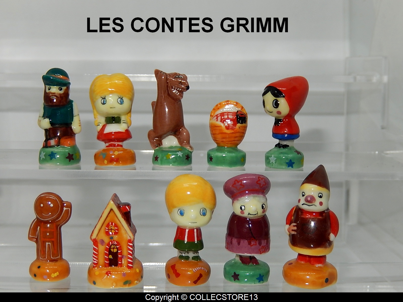 Serie Complete De Feves Les Contes Grimm Petit Chaperon Rouge F Ves