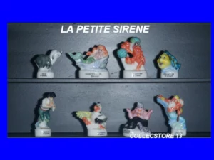 SERIE COMPLETE DE FEVES LA PETITE SIRENE DISNEY