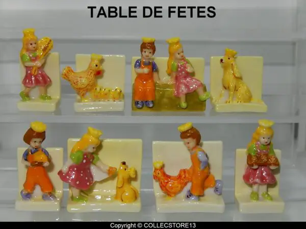 SERIE COMPLETE DE FETES TABLE DE FETES