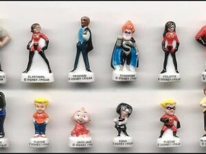 SERIE COMPLETE DE FEVES LES INDESTRUCTIBLES -DISNEY