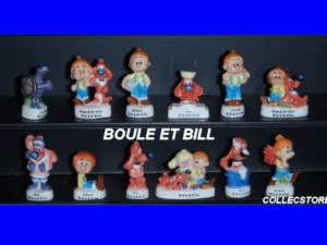 SERIE COMPLETE DE FEVES BOULE ET BILL 2004