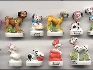 SERIE COMPLETE DE FEVES LES 102 DALMATIENS DISNEY - BRILLANT