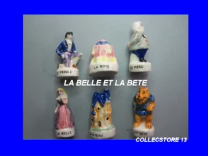 SERIE COMPLETE DE FEVES LA BELLE ET LA BETE NON DISNEY