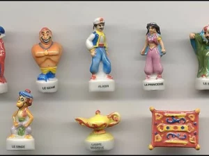 SERIE COMPLETE DE FEVES ALADDIN NON DISNEY