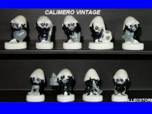 SERIE COMPLETE DE FEVES CALIMERO VINTAGE -IRISE