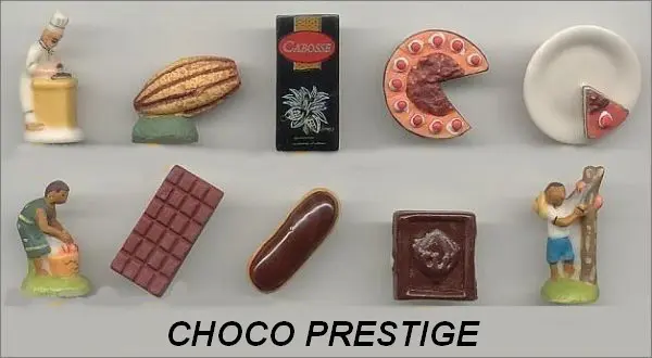 SERIE COMPLETE DE FEVES CHOCO PRESTIGE-LE CHOCOLAT