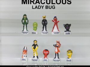 SERIE COMPLETE DE FEVES MIRACULOUS -LADY BUG