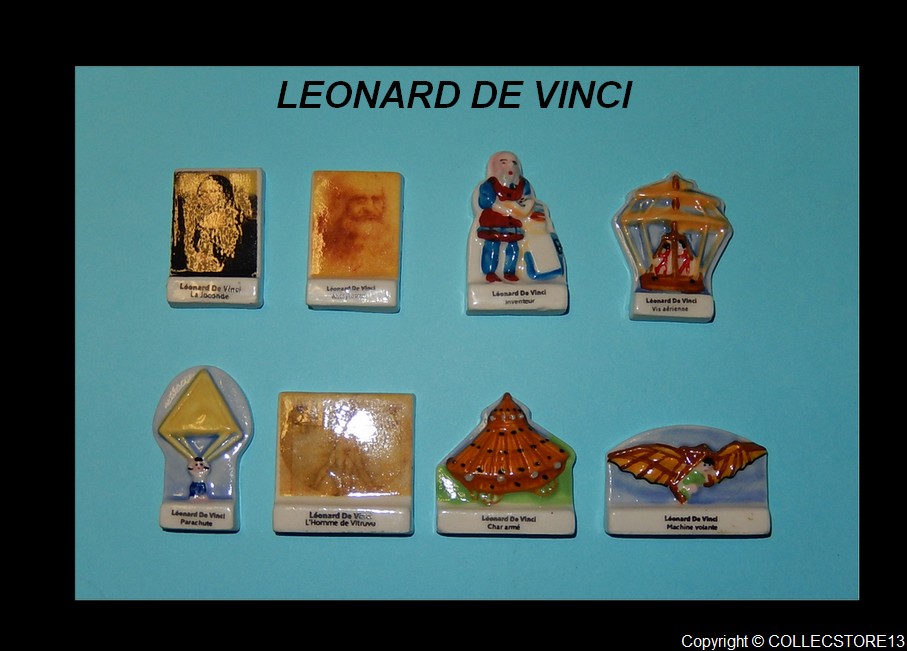 Serie Complete De Feves Leonard De Vinci F Ves De Collection Collectstore