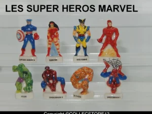 DVO1 SERIE COMPLETE DE FEVES MARVEL SUPER HEROS