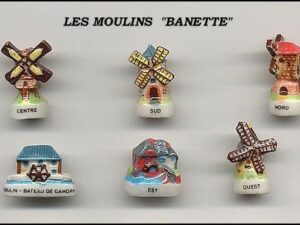 SERIE COMPLETE DE FEVES LES MOULINS BANETTE
