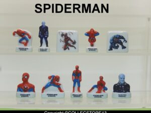 SERIE COMPLETE DE FEVES SPIDERMAN