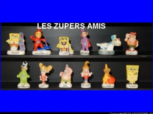 SERIE COMPLETE DE FEVES LES HEROS BD -LES ZUPERS AMIS