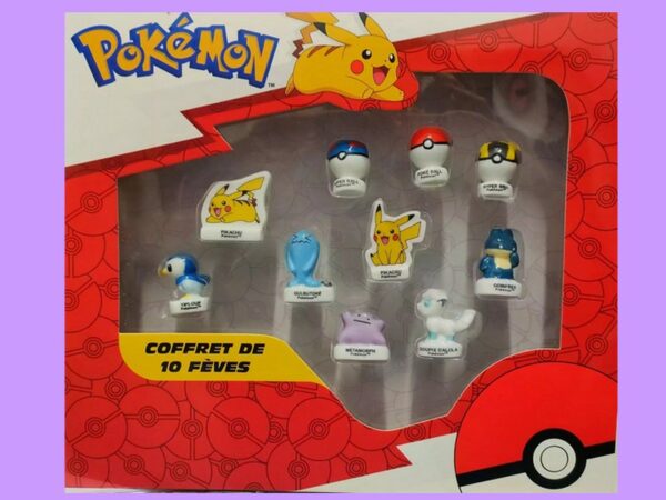 SERIE COMPLETE DE FEVES POKEMONS 2024 EN COFFRET