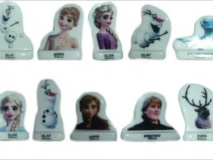 SERIE COMPLETE DE FEVES LA REINE DES NEIGES-DISNEY