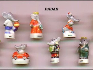 DVO8  SERIE COMPLETE DE FEVES BABAR