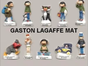 SERIE COMPLETE DE FEVES GASTON LAGAFFE MAT