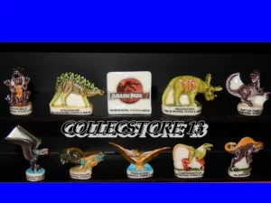 SERIE COMPLETE DE FEVES JURASSIC  PARK -LE FILM