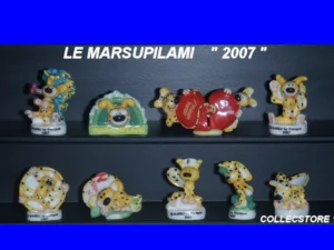 SERIE COMPLETE DE FEVES LE MARSUPILAMI