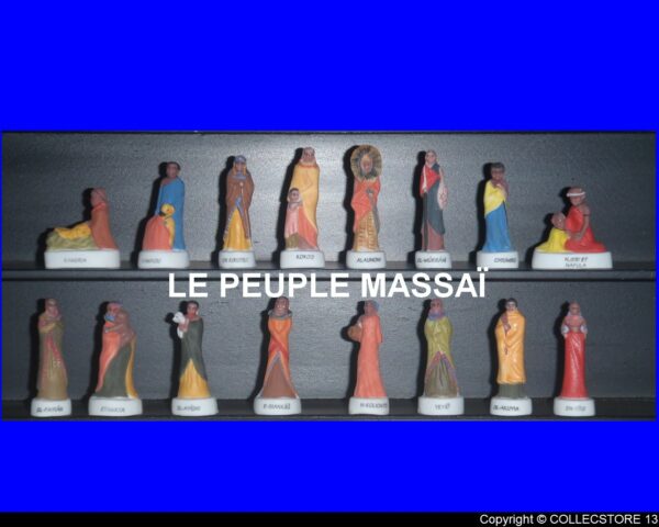 SERIE COMPLETE DE FEVES LE PEUPLE MAÏSA MAT-AFRIQUE