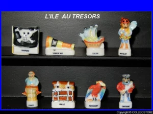 SERIE COMPLETE DE FEVES L'ILE AU TRESORS - LES PIRATES