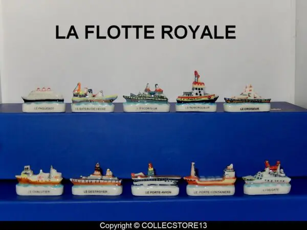 DVO2 LA FLOTTE ROYALE -LES BATEAUX