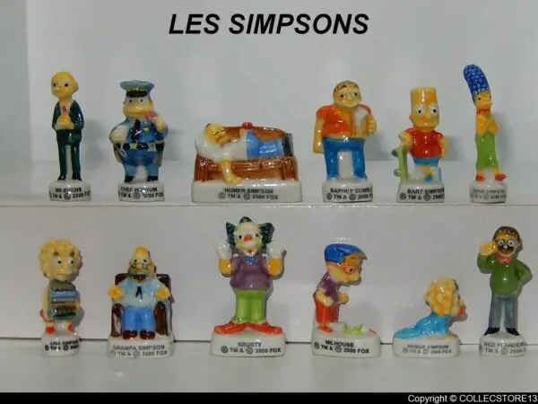 DVO2 SERIE COMPLETE DE FEVES LES SIMPSONS