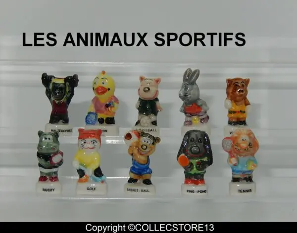 DVO7 LES ANIMAUX SPORTIFS -CHIENS -CHATS -LAPINS-COCHONS