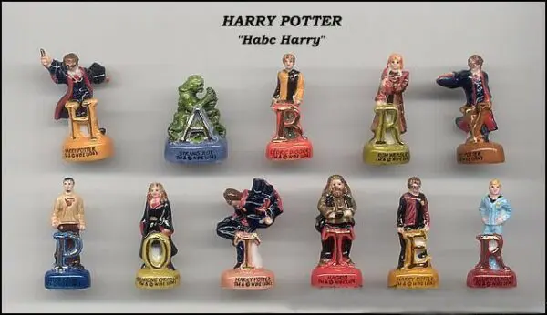 HARRY POTTER ABC BRILLANT - LES LETTRES - FILET OR