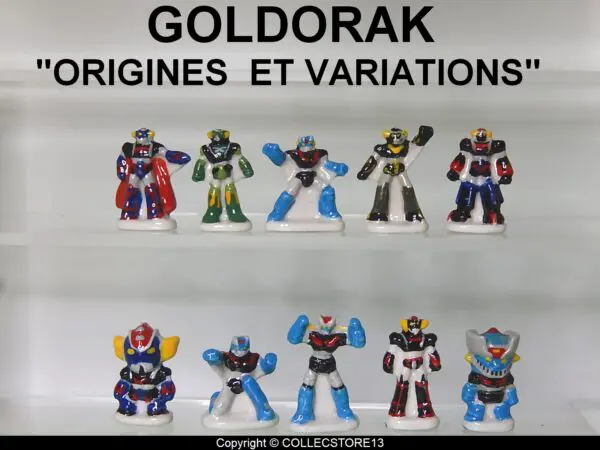 BOITES DE 100 FEVES GOLDORAK ORIGINES ET VARIATIONS 2025