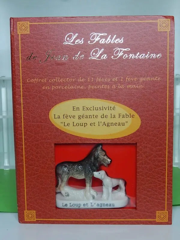 SERIE COMPLETE DE FEVES LES FABLES DE LA FONTAINE EN COFFRET