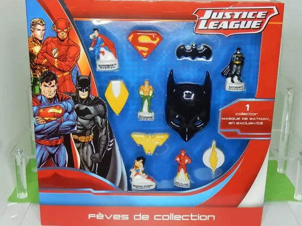 COFFRET COLLECTOR DE FEVES JUSTICE LEAGUE - SUPER HEROS