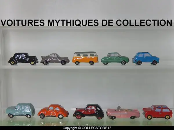 LES VOITURES MYTHQUES DE COLLECTION 2025 - DS -TRACTION-COX-2CV